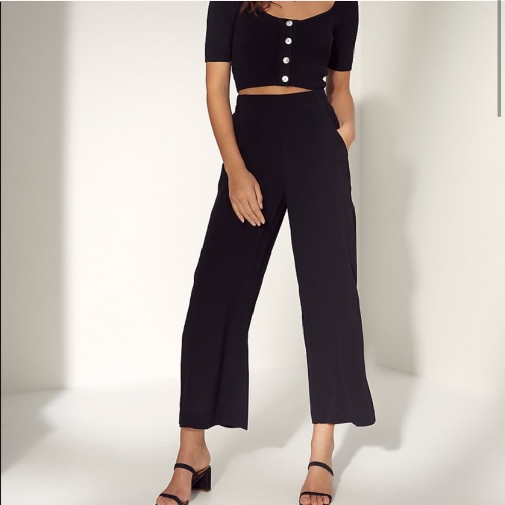 Aritzia Wilfred faun pant black size XS